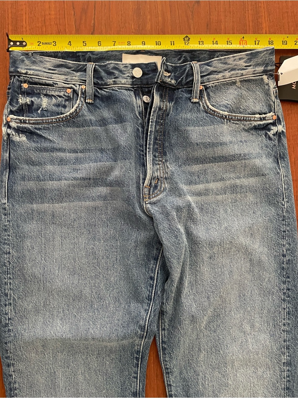 MOTHER Women Jeans High Rise - Light Blue Wash - Picture 4 of 16